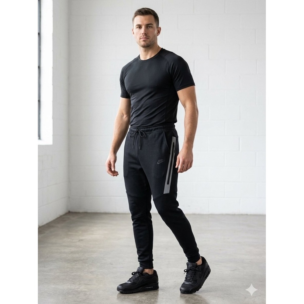 Nike Sportswear Tech Fleece Joggers Black Slim Fit Sweatpants 3XL CU4495-010
